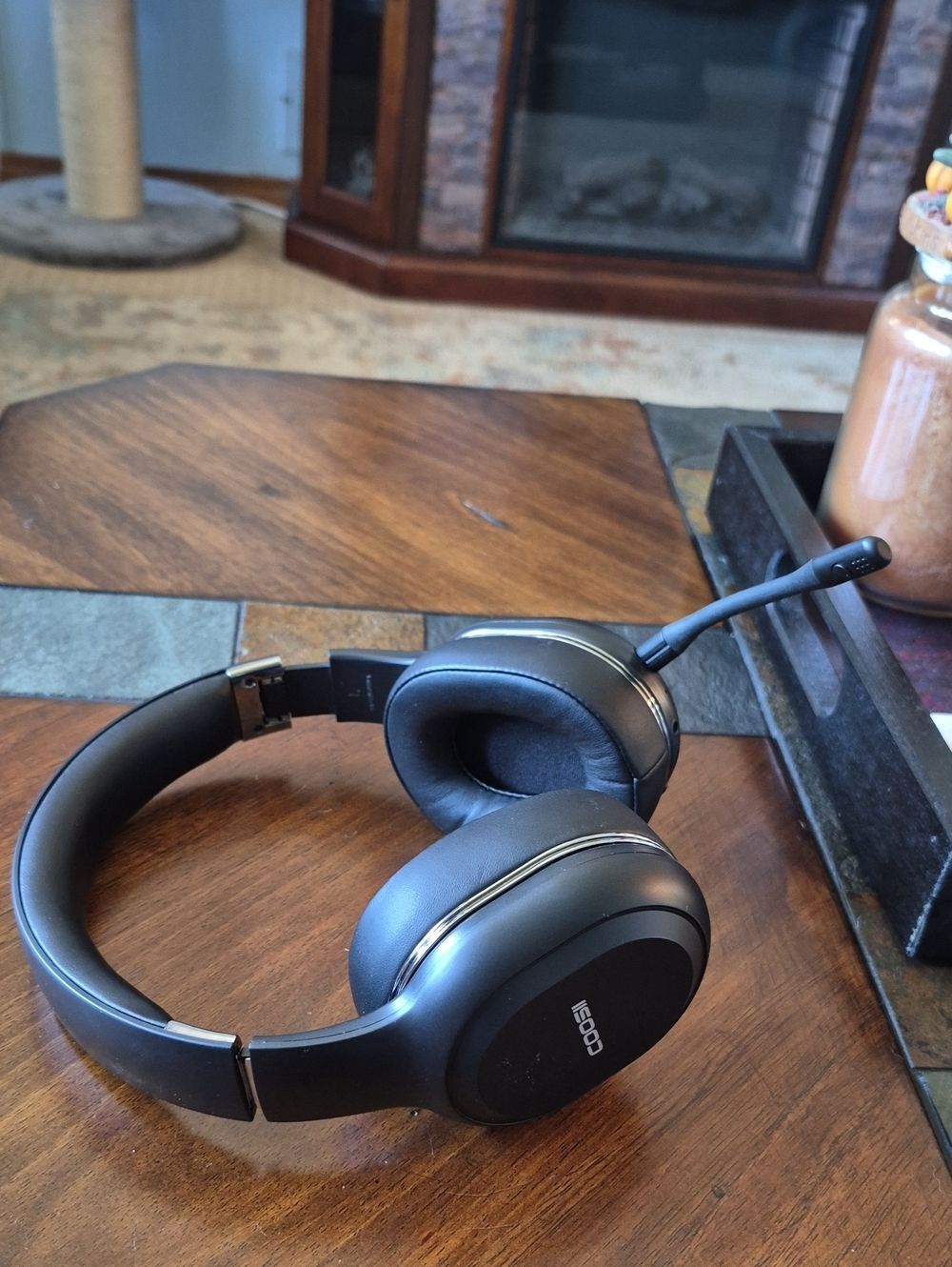 COOSII P80C Bluetooth Wireless Over-Ear Headphones with Mic